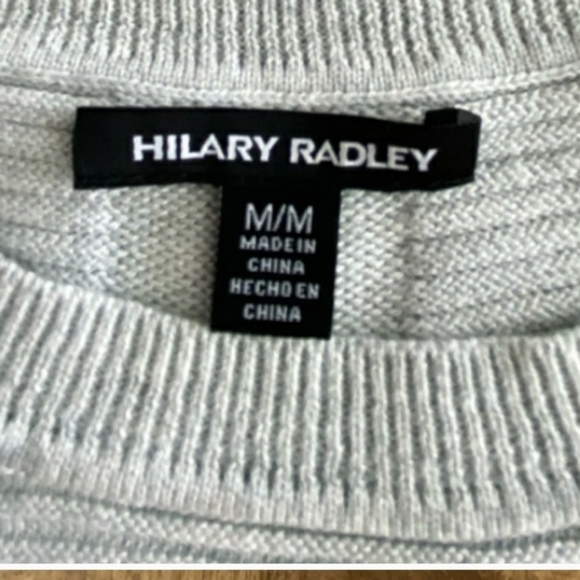 Hilary Radley Sweater with Sheer Accent Below - Picture 2 of 3